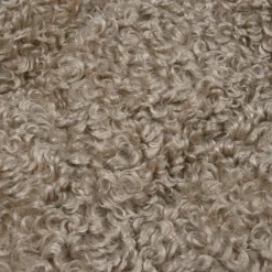 Coussin de chaise carré bouclette (38 x 38 cm) Cosylife Taupe