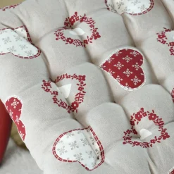 Coussin de chaise carré coton (40 x 40 cm) Ornon Taupe