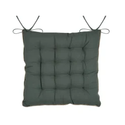 Coussin de chaise carré coton (38 x 38 cm) Botanys Ecru