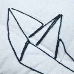 Coussin de chaise carré coton (38 x 38 cm) Bordemer Blanc