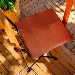 Coussin de chaise extérieur carré (40 x 40 cm) Sunset Terracotta