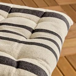 Coussin de chaise extérieur carré (38 x 38 cm) Nautira Gris ardoise