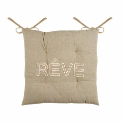 Coussin de chaise Maison Marron ficelle