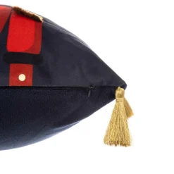 Coussin de Noël carré (40 cm) Casse-noisette Bleu marine