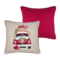 Coussin de Noël carré (45 x 45 cm) Gifted Écru