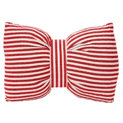 Coussin de Noël rectangulaire (60 x 40 cm) Nœud Rouge