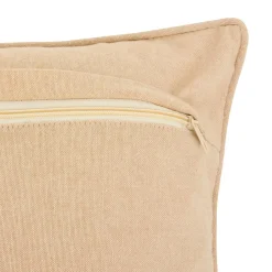 Coussin de Noël rectangulaire (59 x 39 cm) Voiture du Père Noël Rouge et beige