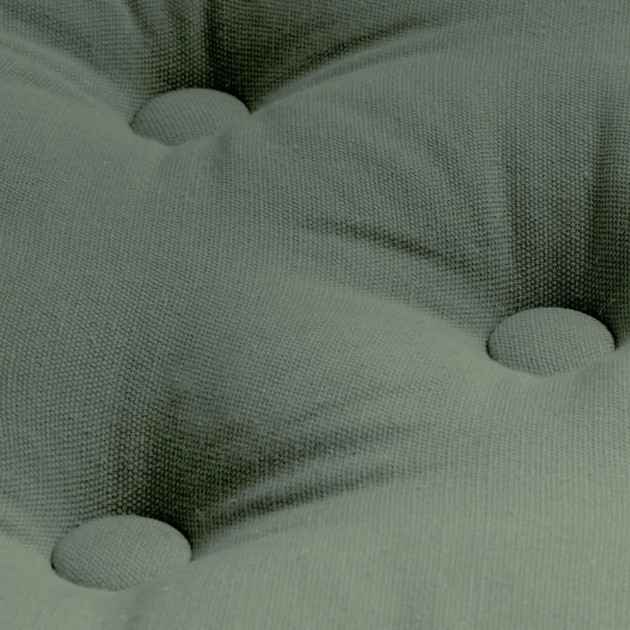 Coussin de sol coton (60 x 60 cm) Pixel Vert kaki