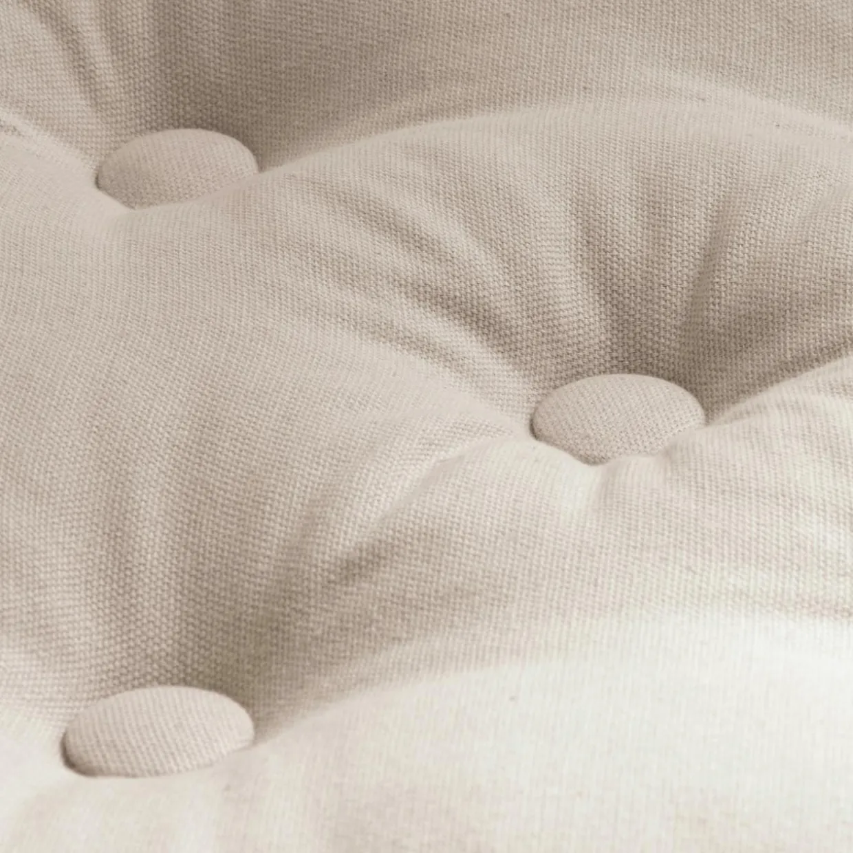 Coussin de sol coton (40 x 40 cm) Pixel Beige