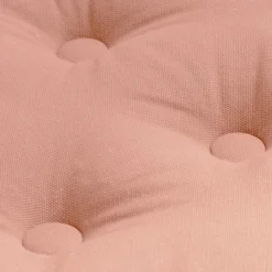 Coussin de sol coton (40 x 40 cm) Pixel Rose pêche