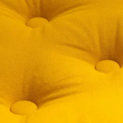 Coussin de sol coton (50 x 50 cm) Pixel Jaune moutarde
