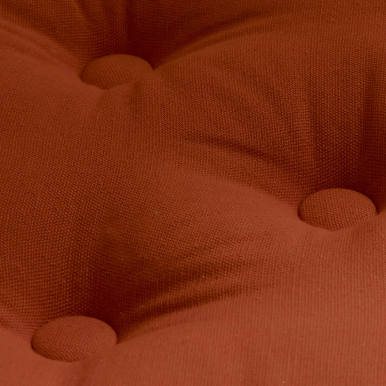 Coussin de sol coton (40 x 40 cm) Pixel Terracotta