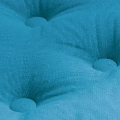 Coussin de sol coton (60 x 60 cm) Pixel Bleu turquoise