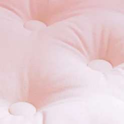 Coussin de sol coton (60 x 60 cm) Pixel Rose poudré