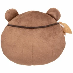 Coussin enfant (27 x 30 cm) Tête d'Ours Marron