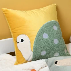 Coussin enfant carré (40 x 40 cm) Mimy Jaune