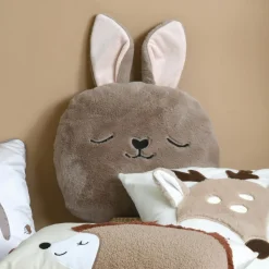 Coussin enfant rond (35 cm) Gabin Marron