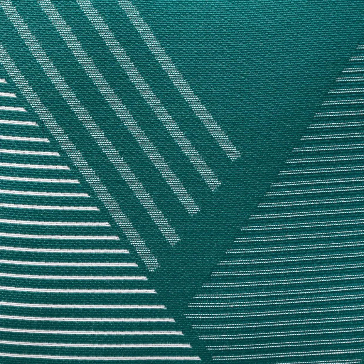 Coussin extérieur carré (40 x 40 cm) Jacquard Bleu canard