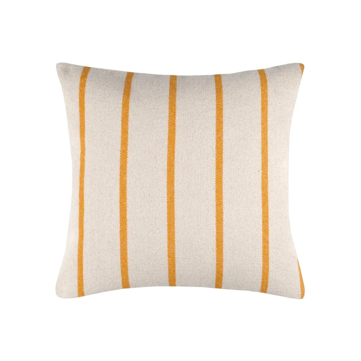 Coussin extérieur carré toile de coton (50 x 50 cm) Ocealys Jaune moutarde