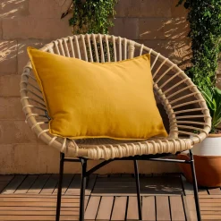 Coussin extérieur rectangulaire (40 x 60 cm) Sunset Jaune moutarde