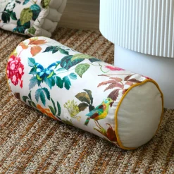 Coussin polochon coton (20x45 cm) Emmy Multicolore