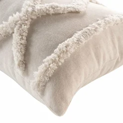 Coussin rectangulaire (30 x 50 cm) Safira Ecru