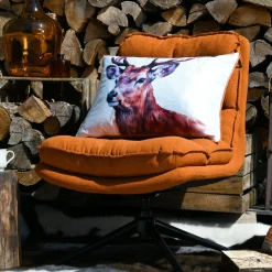 Coussin Rectangulaire (40 x 60 cm) Faune Brun