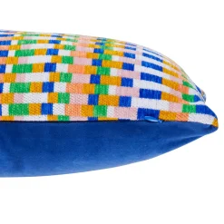 Coussin rectangulaire brodé (30 x 50 cm) Disso Multicolore