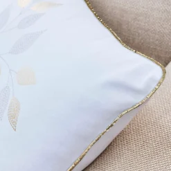 Coussin rectangulaire coton (40 x 60 cm) Duchesse Blanc