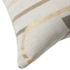 Coussin rectangulaire coton (40 x 60 cm) Roseris Gris