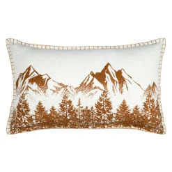 Coussin rectangulaire coton (35 x 60 cm) Wildforest Camel