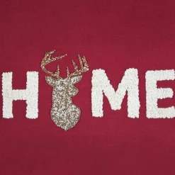 Coussin rectangulaire coton (35 x 50 cm) Finna Rouge