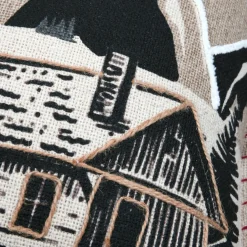 Coussin rectangulaire coton (35 x 60 cm) Villard Multicolore