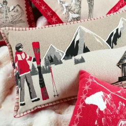 Coussin rectangulaire coton (35 x 60 cm) Villard Multicolore