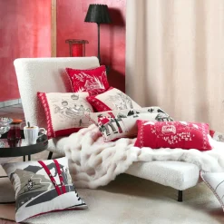 Coussin rectangulaire coton (35 x 60 cm) Villard Multicolore