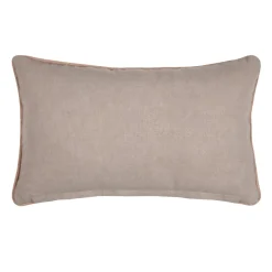 Coussin rectangulaire coton (30 x 50 cm) Oriana Ecru