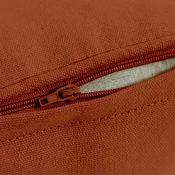 Coussin rectangulaire coton (30 x 50 cm) Pixel Terracotta