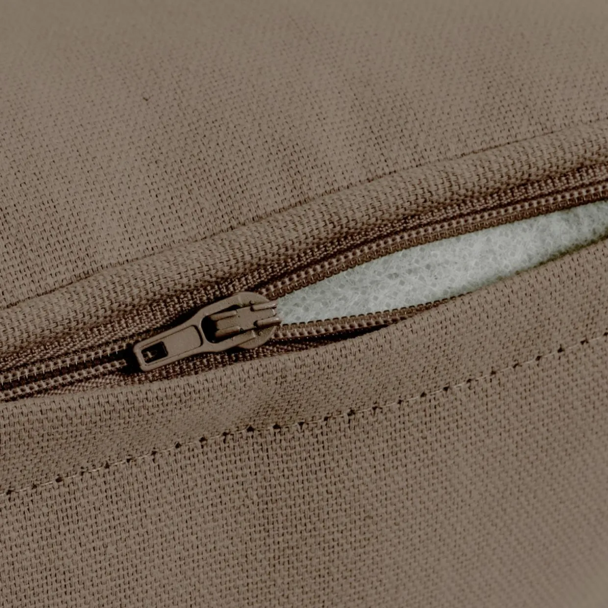 Coussin rectangulaire coton (30 x 50 cm) Pixel Taupe