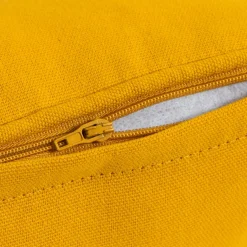 Coussin rectangulaire coton (30 x 50 cm) Pixel Jaune moutarde