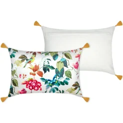 Coussin rectangulaire coton (40 x 60 cm) Emmy Blanc