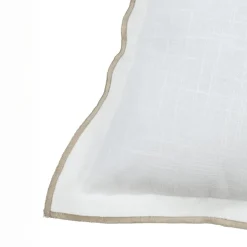 Coussin rectangulaire coton (40 x 60 cm) Helios Blanc