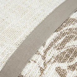 Coussin rectangulaire coton (30 x 50 cm) Hemera Taupe