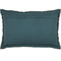 Coussin rectangulaire coton (40 x 60 cm) Helios Bleu