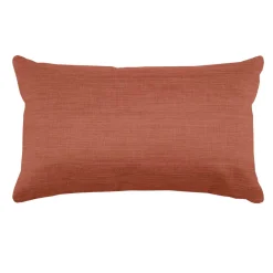Coussin rectangulaire coton (30 x 50 cm) Béa Terracotta