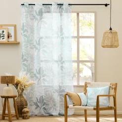 Coussin rectangulaire coton (30 x 50 cm) Hera Bleu