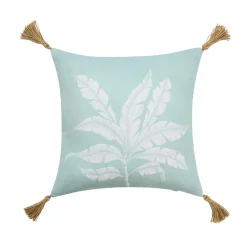 Coussin rectangulaire coton (30 x 50 cm) Hera Bleu