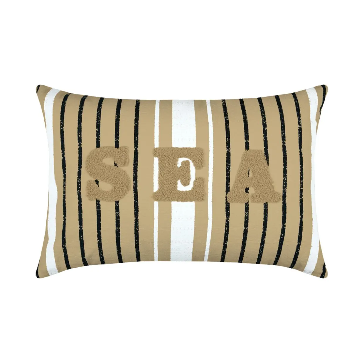 Coussin rectangulaire coton (40 x 60 cm) Maritime Beige