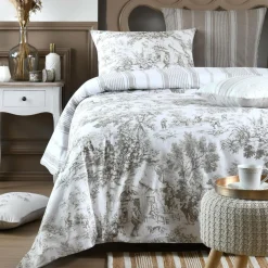 Coussin rectangulaire coton (50 cm) Sophie Ecru