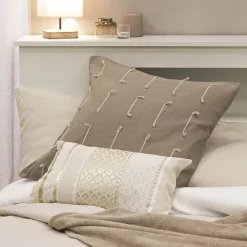 Coussin rectangulaire coton (30 x 50 cm) Gaya Or