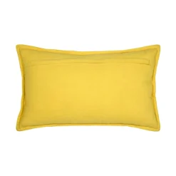 Coussin rectangulaire coton (30 x 50 cm) Blokken Jaune moutarde